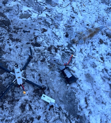 На Сумщині прикордонники приземлили ворожий FPV-дрон