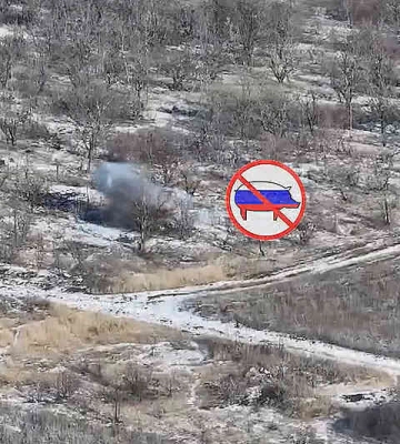 Слобожанські гвардійці знищили автомобіль окупантів під Бахмутом