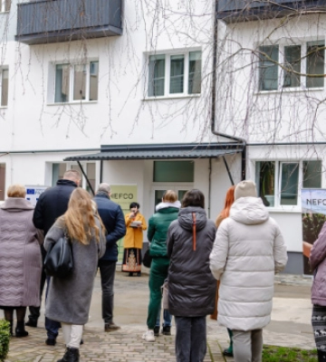 В Івано-Франківську за підтримки NEFCO відкрили соціальний гуртожиток для переселенців