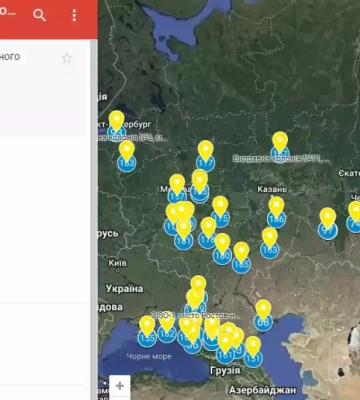 Представництво президента України створило онлайн-мапу з місцями утримання політв&#039;язнів Криму