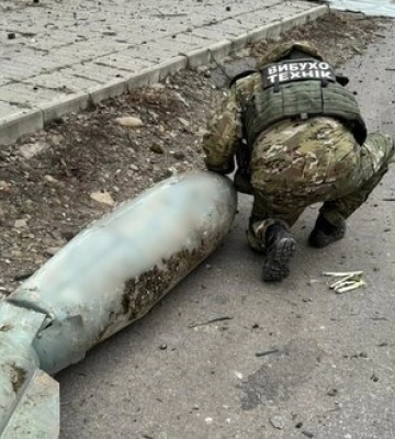На Харківщині знешкодили дві російські авіабомби, що не розірвалися
