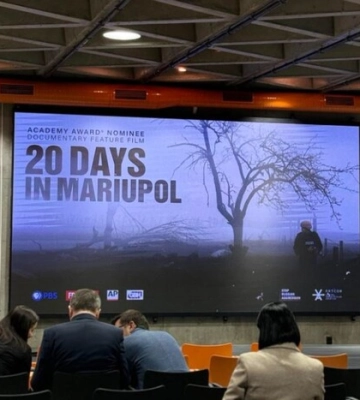Про війну в Україні. Букмекери прогнозують перемогу фільму 20 днів у Маріуполі на Оскар 2024