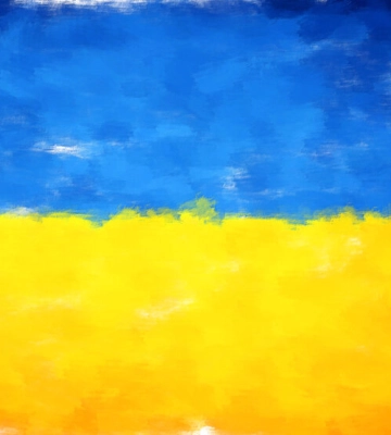 Активисты разрисовали оккупированный Донецк флагами Украины