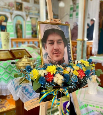 У Нововолинську провели в останню дорогу Романа Филипенка 