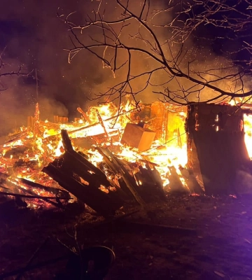 У селі на Волині дотла згорів житловий будинок