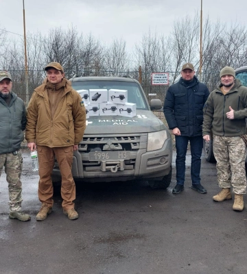 Мер Луцька відвідав військових на Авдіївському напрямку і передав допомогу