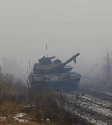 Карта бойових дій в Україні 23 лютого