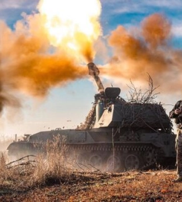 Карта боевых действий в Украине 23 февраля