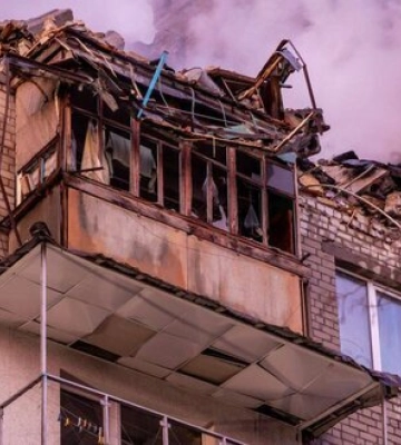 Наслідки атаки &quot;шахедів&quot; на Дніпропетровщину: у лікарні перебувають дві людини. ФОТОрепортаж