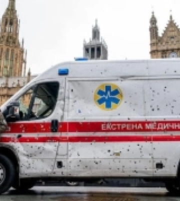 Розстріляну рашистами «швидку» з Харківщини показали в Британії