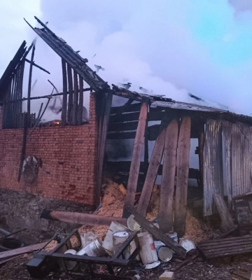 Тячівські вогнеборці захистили від вогню оселю господарів