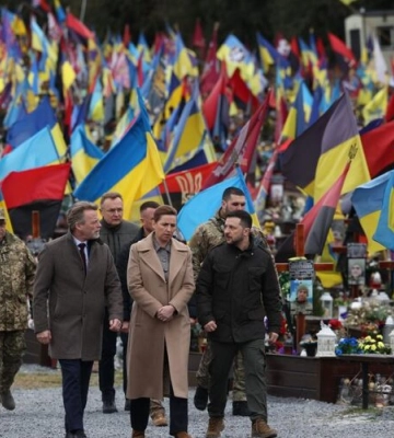 Зеленський прибув до Львова та зустрівся з прем&#039;єркою Данії Фредеріксен