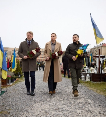 Зеленський прибув до Львова та зустрівся з прем&#039;єркою Данії Фредеріксен