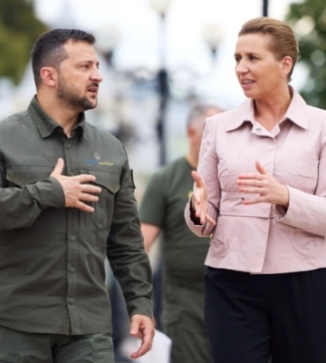 Зеленський зустрівся у Львові з прем’єркою Данії Фредеріксен