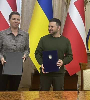Зеленський у Львові підписав безпекову угоду між Україною та Данією