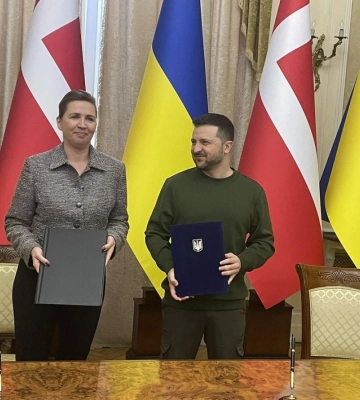 Украина и Дания подписали соглашение о сотрудничестве в сфере безопасности и долгосрочной поддержке