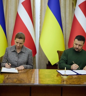 Зеленський: сьогодні підписали Угоду про співробітництво у сфері безпеки між Данією та Україною