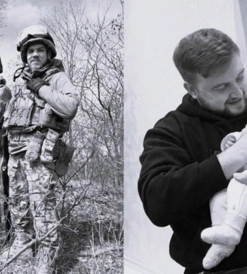 Возз&#039;єднався з дружиною та донькою: на Одещині попрощалися з воїном, сім&#039;ю якого вбила Росія