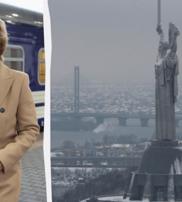 Годовщина войны: в Киев с визитом приехала Урсула фон дер Ляйен