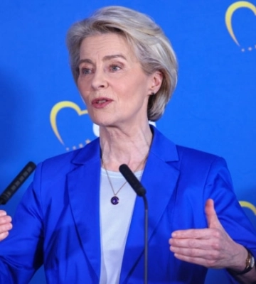 Президентка Єврокомісії прибула до Києва у річницю російського повномасштабного вторгнення