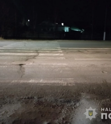 У Луцькому районі водій збив жінку на пішохідному переході та втік з місця ДТП