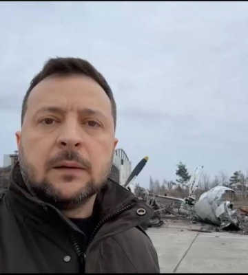 В будущем у слова Украина всегда будет стоять – Независимая: Президент из Гостомеля обратился к украинцам в годовщину войны