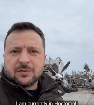 Зеленський звернувся до українців у річницю війни