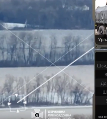 Прикордонники знищили &quot;Урал&quot; окупантів на Харківському напрямку. ВIДЕО