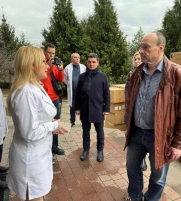 Сьогодні обласне керіаництво відвідали Закарпатський обласний клінічний центр кардіології та кардіохірургії