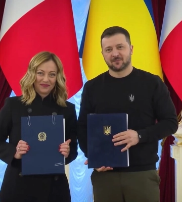 Украина подписала с Италией соглашение в сфере безопасности – Зеленский