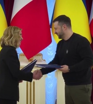 Украина и Италия подписали соглашение о гарантиях безопасности: видео и все детали