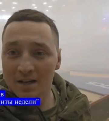 В Мелитополе российский пропагандист имитировал вражеский обстрел (видео)