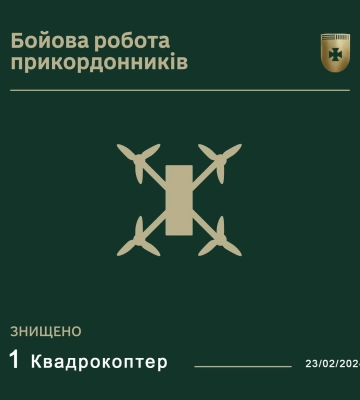 На Сумщині прикордонники збили ворожий БПЛА