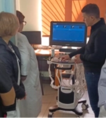 Миколаївська обласна лікарня отримала УЗД-апарат від Міжнародної організації