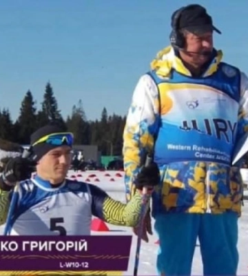 Спортсмен із Сарн представив область на чемпіонаті України з паралижних перегонів