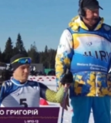 Спортсмен із Сарн представив область на чемпіонаті України з паралижних перегонів