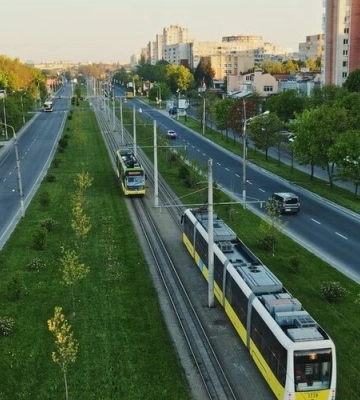 У Львові на лінію виїхав дев&#039;ятий п’ятисекційний трамвай «Електрон»