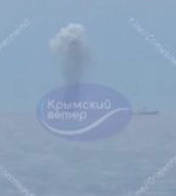 Крым. Пишут о взрывах в Черном море около Мисхора, якобы поражен десантный корабль — видео