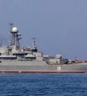 Генштаб подтвердил уничтожение БДК &quot;Цезарь Куников&quot;. Он был в Черном море возле Алупки