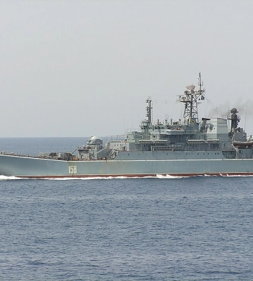 У Чорному морі знищили великий десантний корабель окупантів &quot;Цезар Куніков&quot;