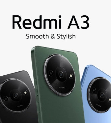Redmi A3: дисплей на 90 Гц, чип MediaTek Helio G36, подвійна камера і батарея на 5000 мАг за $90