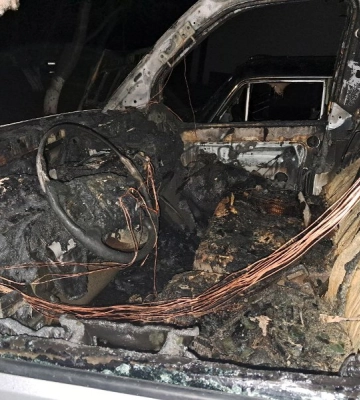 На Одещині невідомі навмисне спалили автомобілі