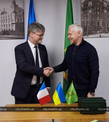 Про захист неба над Харковом говорив із послом Франції мер Терехов