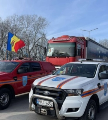 Молдова відправила в Україну п'ять вантажівок гуманітарної допомоги