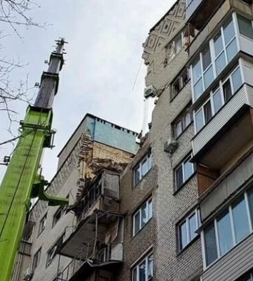 Атака по Дніпру 23 лютого: чи відновлять повністю пошкоджену багатоповерхівку