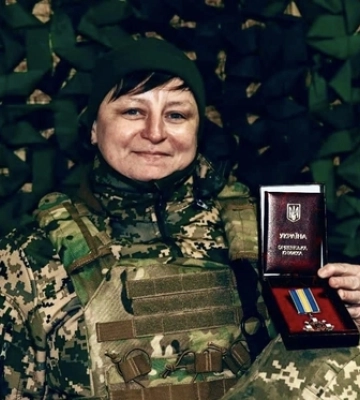 Бойову медикиню 14 ОМБр нагородили орденом «За мужність» 