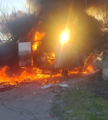Росіяни цілий день обстрілювали Нікопольщину: завдали 10 ударів БпЛА та здійснили 5 артобстрілів. ФОТОрепортаж