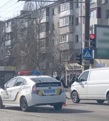 В Днепре на Слобожанском проспекте грузовик сбил велосипедиста на «зебре»