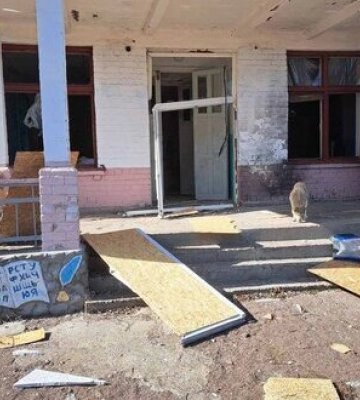 Армія РФ скинула вибухівку на подвір&#039;я житлового будинку у Бериславі Херсонської області