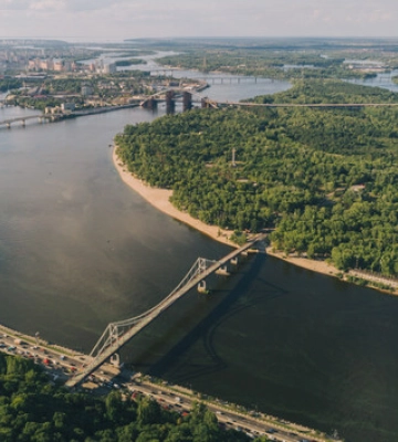 В начале марта в Киеве и Бориспольском районе Киевской области возможны резкие колебания уровней воды в реке Днепр